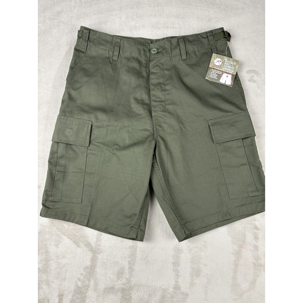 Rothco BDU Combat Shorts Mens Small Olive Drab Green Cargo Military 65200 NEW